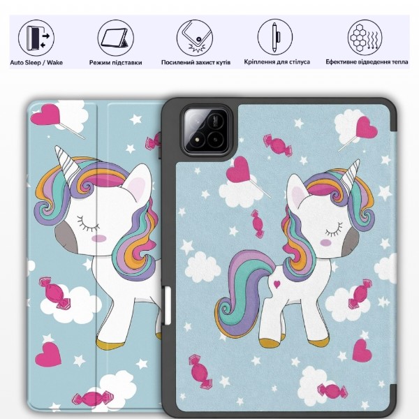 Фото - Чехол для планшета BeCover Flexible TPU Mate с креплением for Xiaomi Pad 8/8 Pro 11.2" Unicorn (715631)